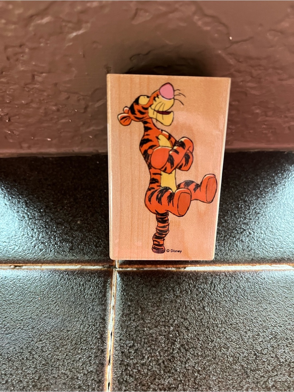 Disney Tigger Wooden Stamp -All Night Media Rubber Stamp #997-F04